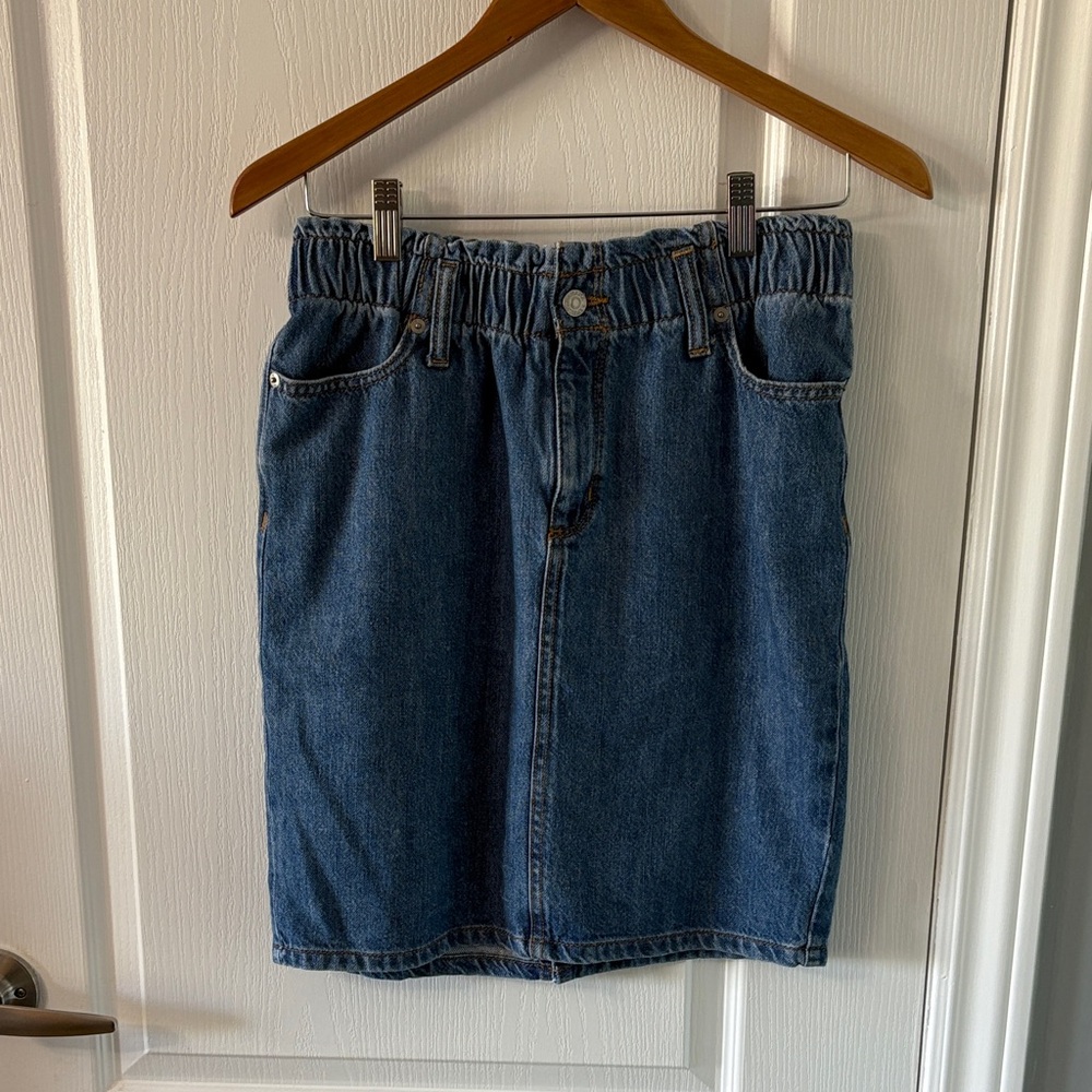Blue Denim Jean Skirt
